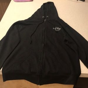 Black Zip-Up Hoodie